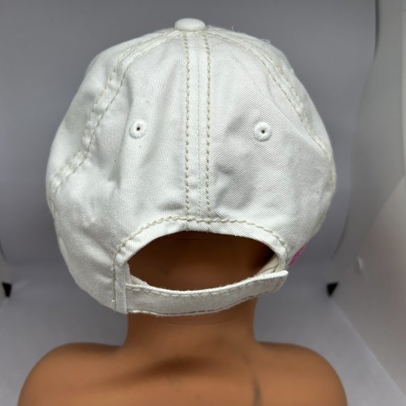 KBethos Vintage White‎ Ball Cap "Live Life in Full Bloom" OS - Picture 3 of 9